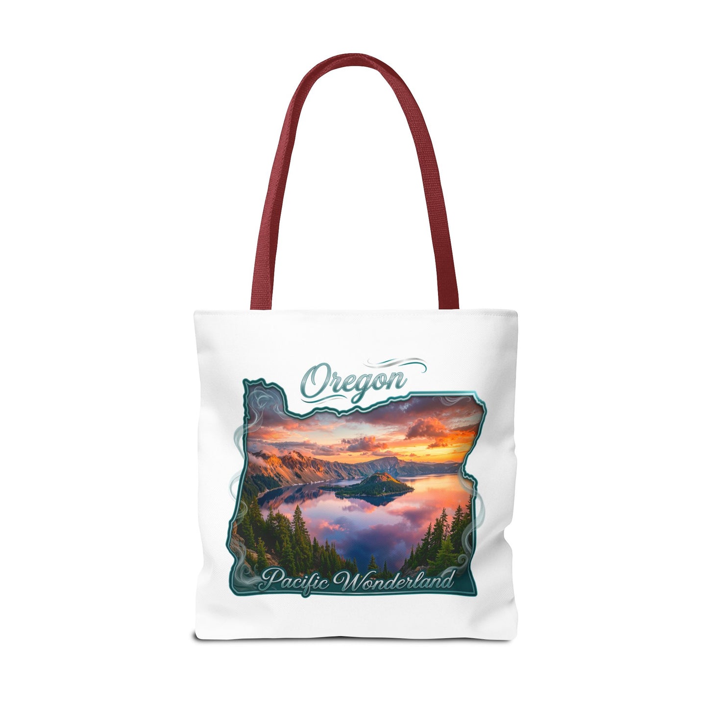 Oregon Scenic Tote Bag — 'Pacific Wonderland' Sunset Landscape Tote