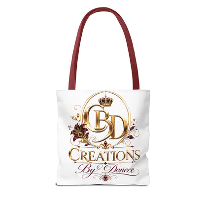 Creations By Donece Logo Tote Bag — Luxury Monogram Canvas Tote