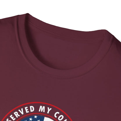 I Served My Country US Marines Veteran T-Shirt
