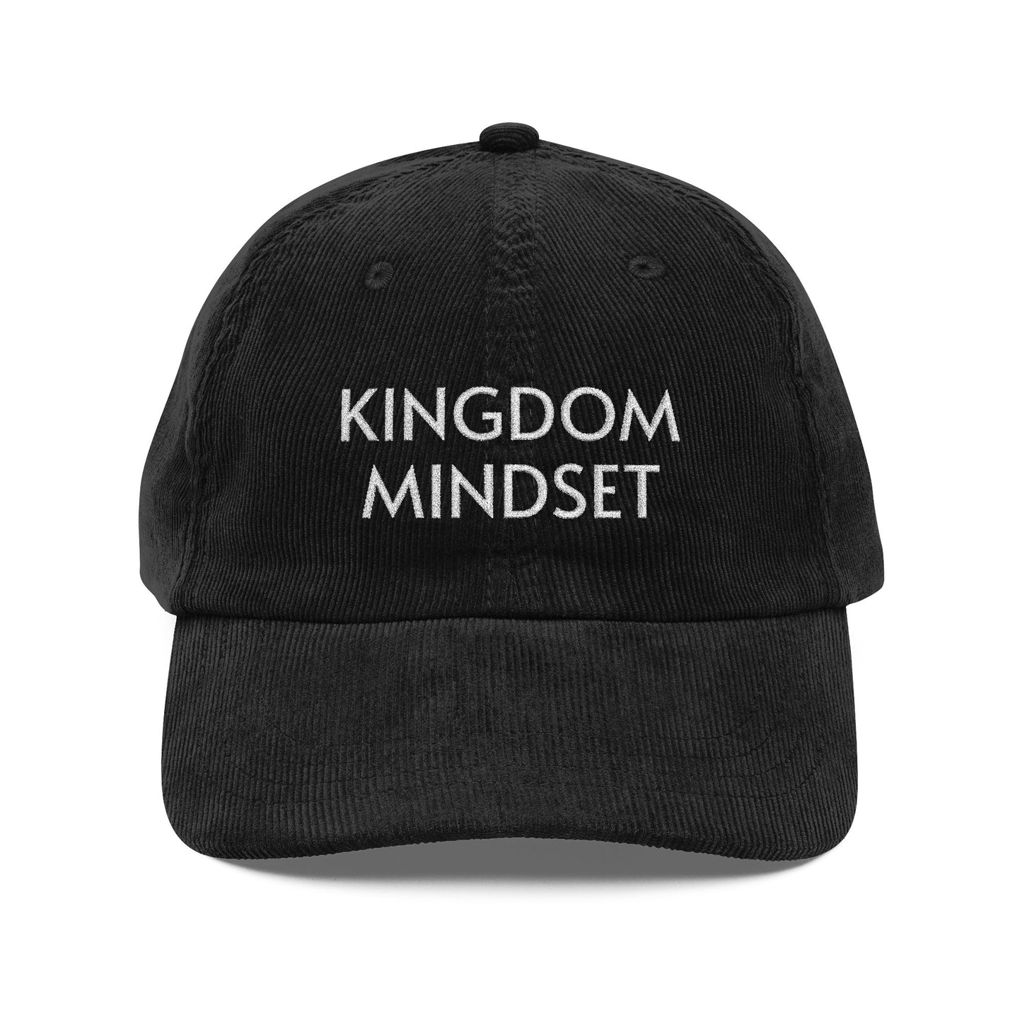 Kingdom Mindset Embroidered Corduroy Cap