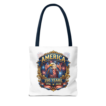 250th America Eagle Tote Bag – Patriotic 1776–2026 Celebration Tote