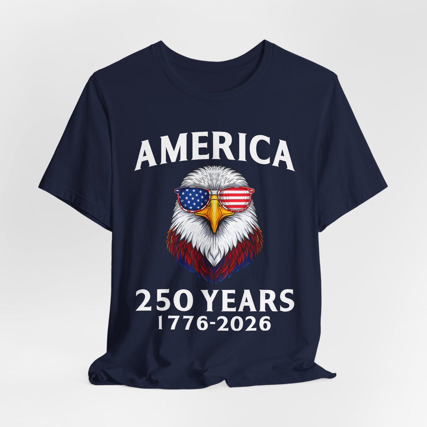 America 250 Years Tee — Patriotic Bald Eagle 1776-2026 T-Shirt