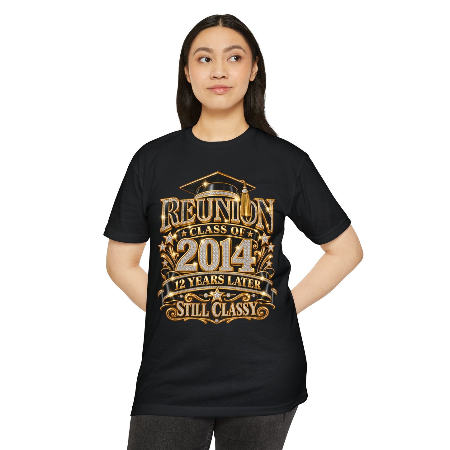 Class of 2014 Reunion T-Shirt — "12 Years Later Still Classy" Graduation Reunion Tee