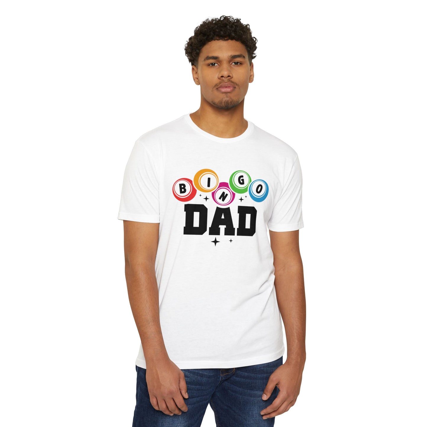 Bingo Dad T-Shirt — Retro Bingo Balls Father's Day Tee