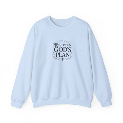 Trusting In God's Plan  Crewneck Sweatshirt