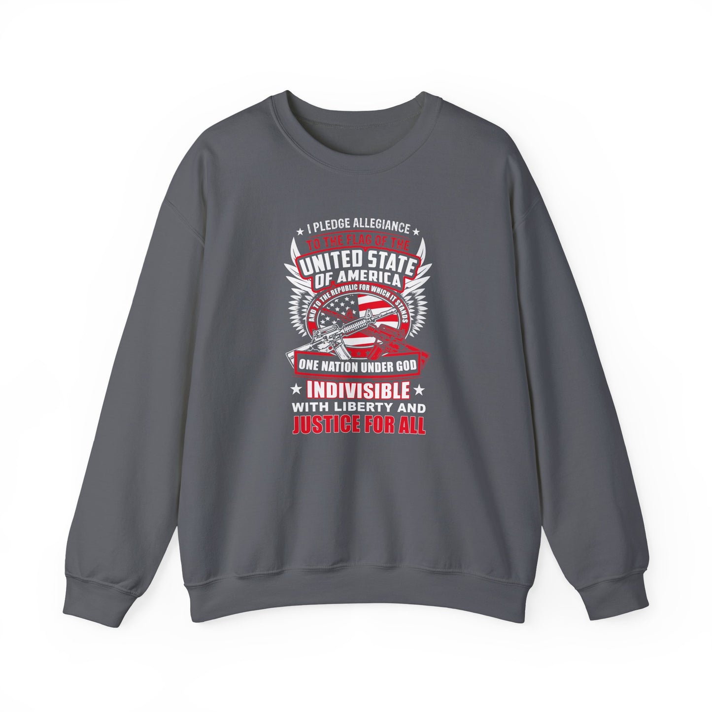 I Pledge Allegiance To the Flag of the of America The Reporlic for Which It Stands One Nation Under God Indivisible With Liberty and Justice for All Sweatshirt