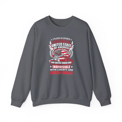 I Pledge Allegiance To the Flag of the of America The Reporlic for Which It Stands One Nation Under God Indivisible With Liberty and Justice for All Sweatshirt