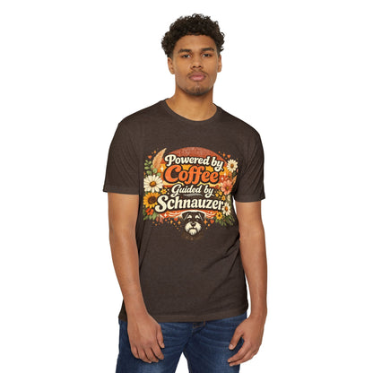 Powered by Coffee Guided by Schnauzer T-Shirt