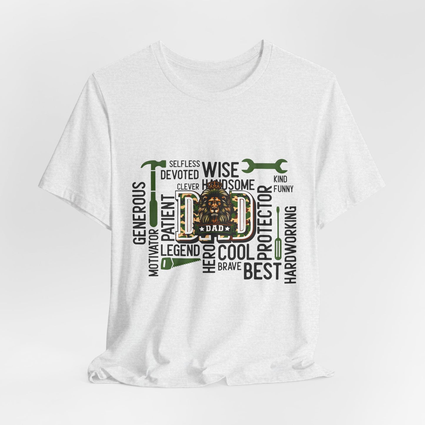 Best Dad Toolbox Word Cloud T-Shirt