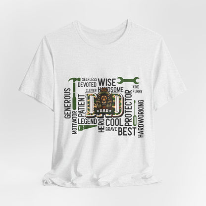 Best Dad Toolbox Word Cloud T-Shirt