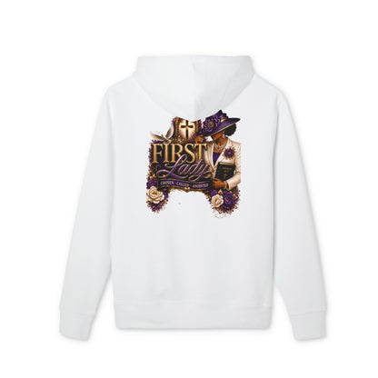 Hoodie — "First Lady" Vintage Floral Church Hat Design