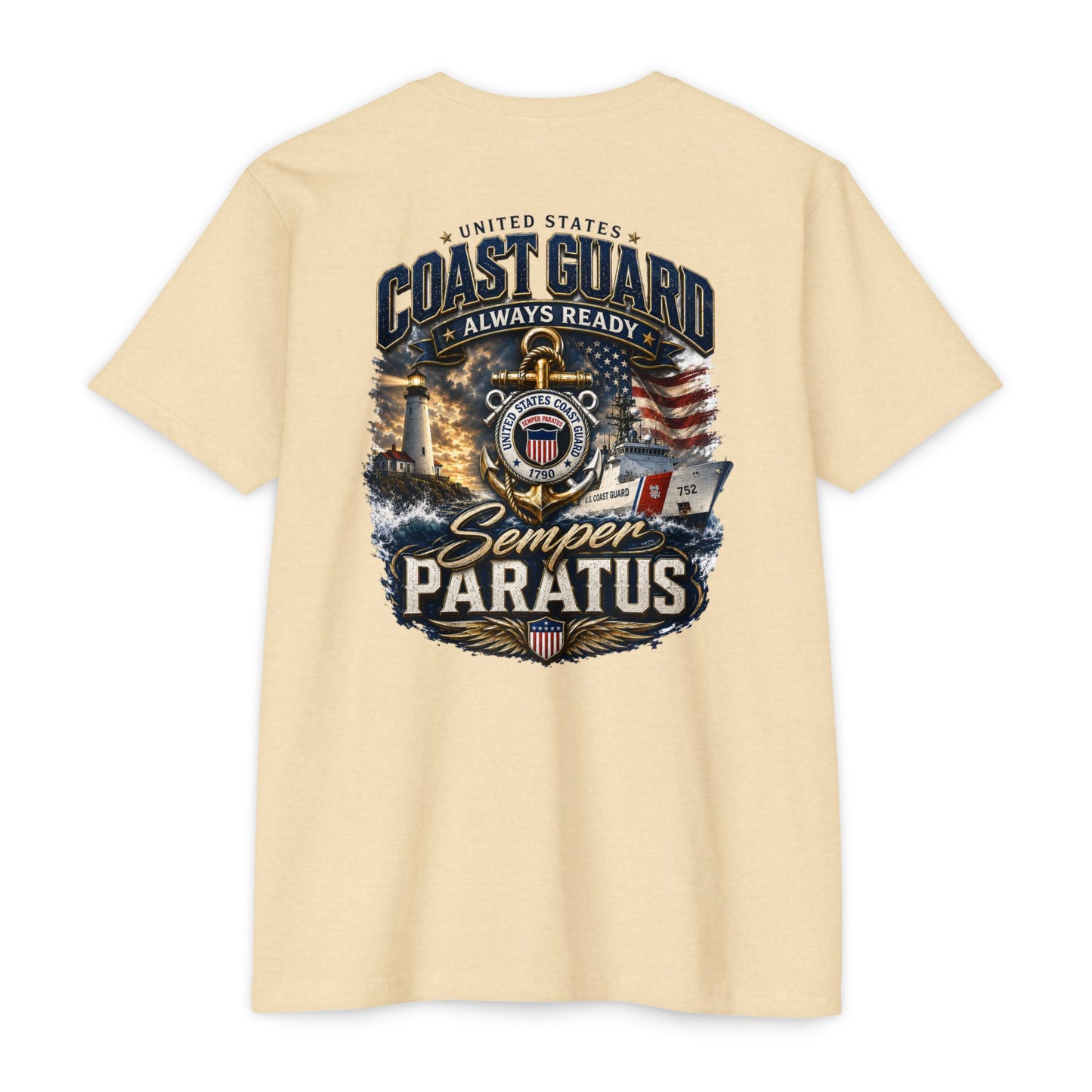 Coast Guard Semper Paratus T-Shirt – U.S. Coast Guard Veteran Tee