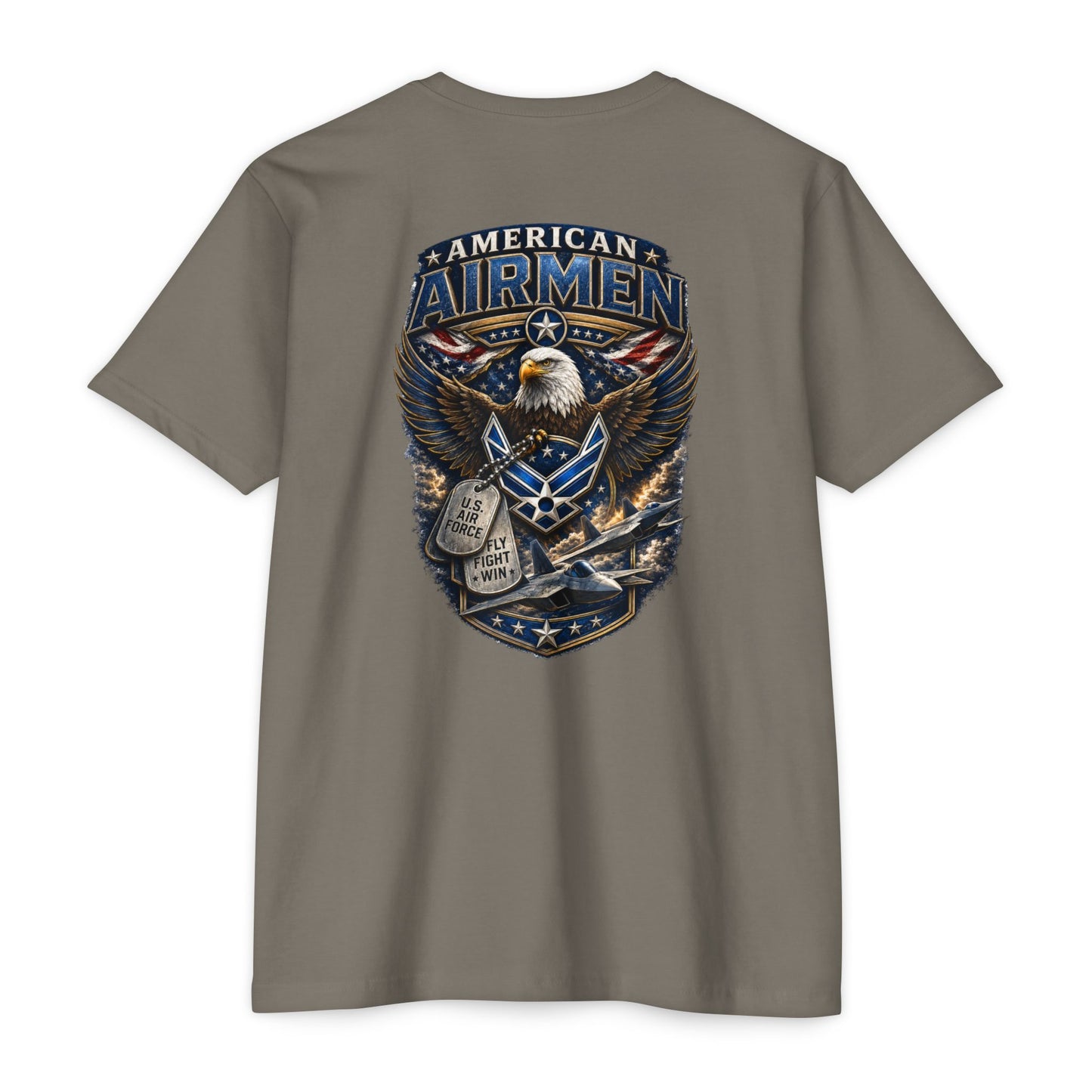 American Airmen Eagle T-Shirt — Patriotic USA Air Force Graphic Tee