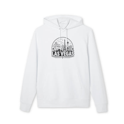 Las Vegas Skyline Hoodie — Retro Casino Cityscape Pullover
