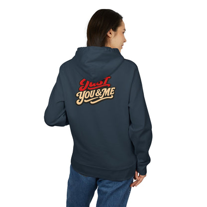 Just You & Me Hoodie — Retro Script Couples Pullover