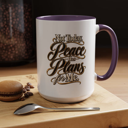 Peace Has Plans for Me Coffee Mug — Inspirational Faith Morning Mug