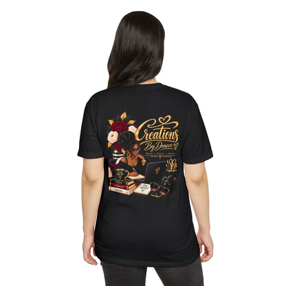 Creations By Denee Graphic T-Shirt — Black Woman Designer Artist Desk Tee