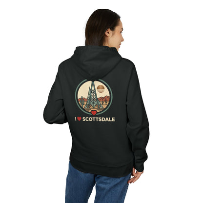 I Heart Scottsdale Hoodie — Retro Desert Graphic Pullover
