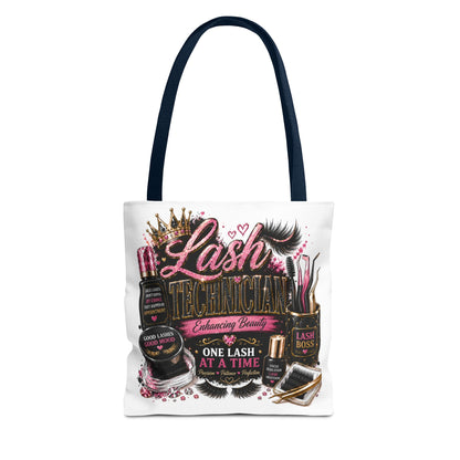 Lash Technician Tote Bag – 'One Lash at a Time' Beauty Cosmetics Canvas Tote