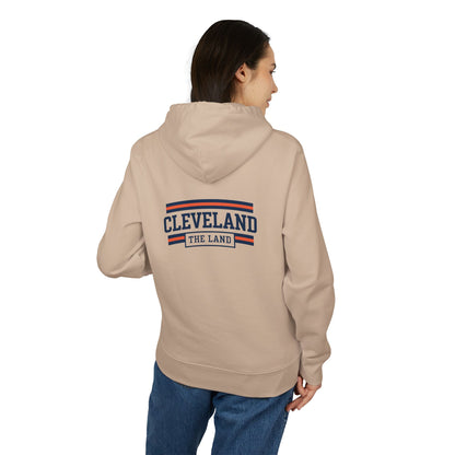 Cleveland "The Land" Hoodie — Retro Striped City Crewneck