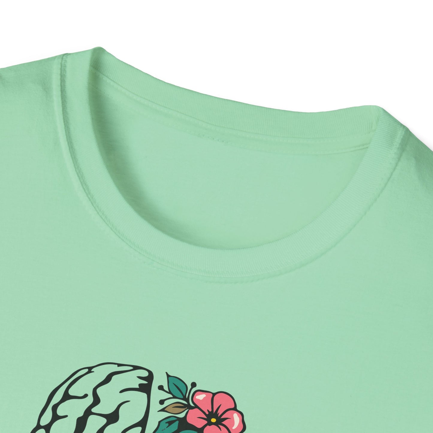Trust the Process Brain & Flowers T-Shirt