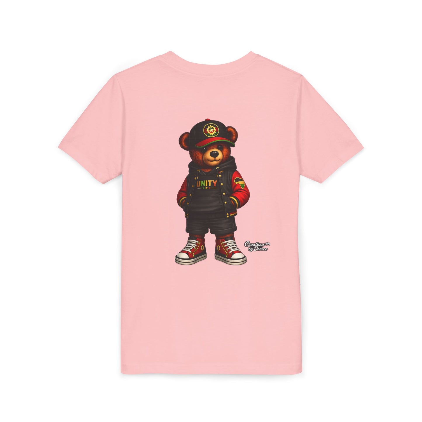Youth Tee — 'Unity' Streetwear Teddy Bear Graphic Shirt
