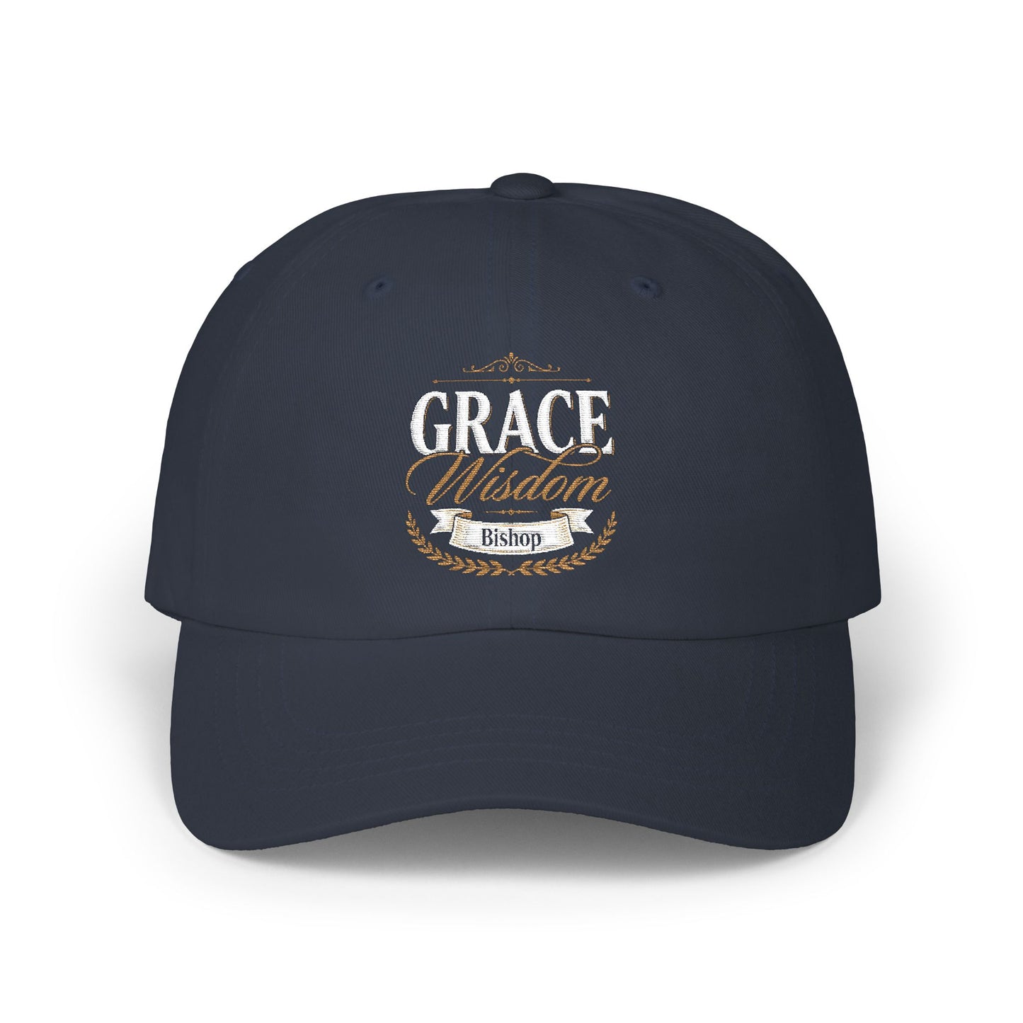 Grace Wisdom Dad Cap — Vintage Faith-Based Embroidered Baseball Hat