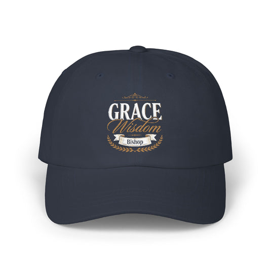 Grace Wisdom Dad Cap — Vintage Faith-Based Embroidered Baseball Hat