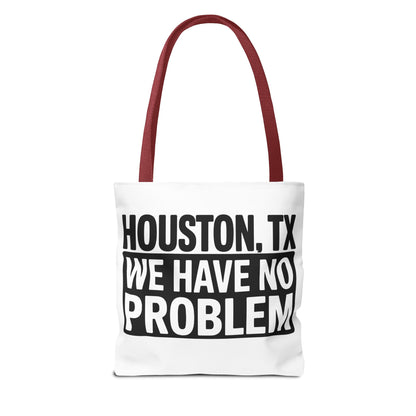 Houston TX Tote Bag — 'We Have No Problem' Graphic Market Tote