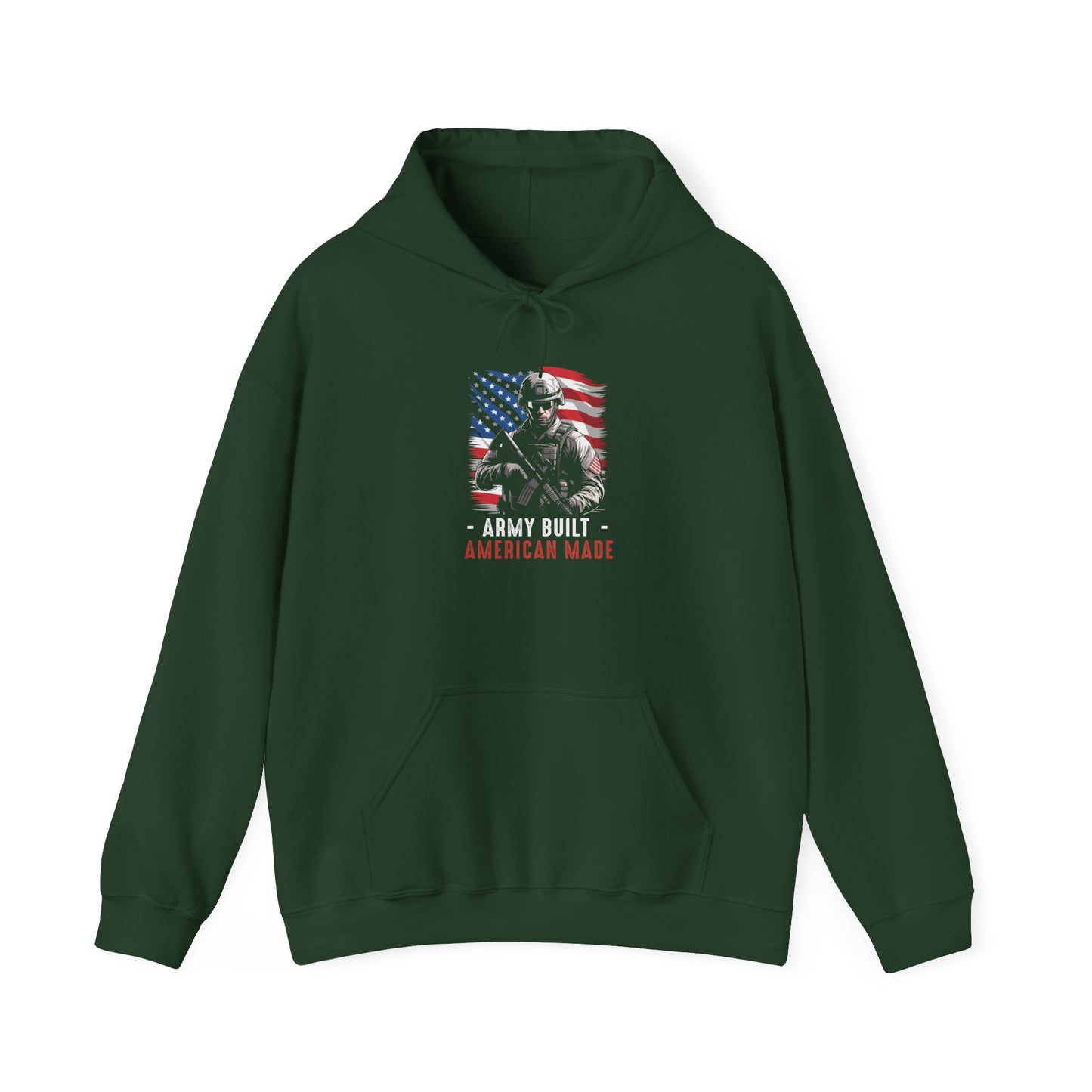 Army Built American Made  Hoodie