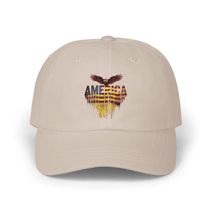 Dad Cap — America Eagle Heart Vintage Flag Baseball Hat