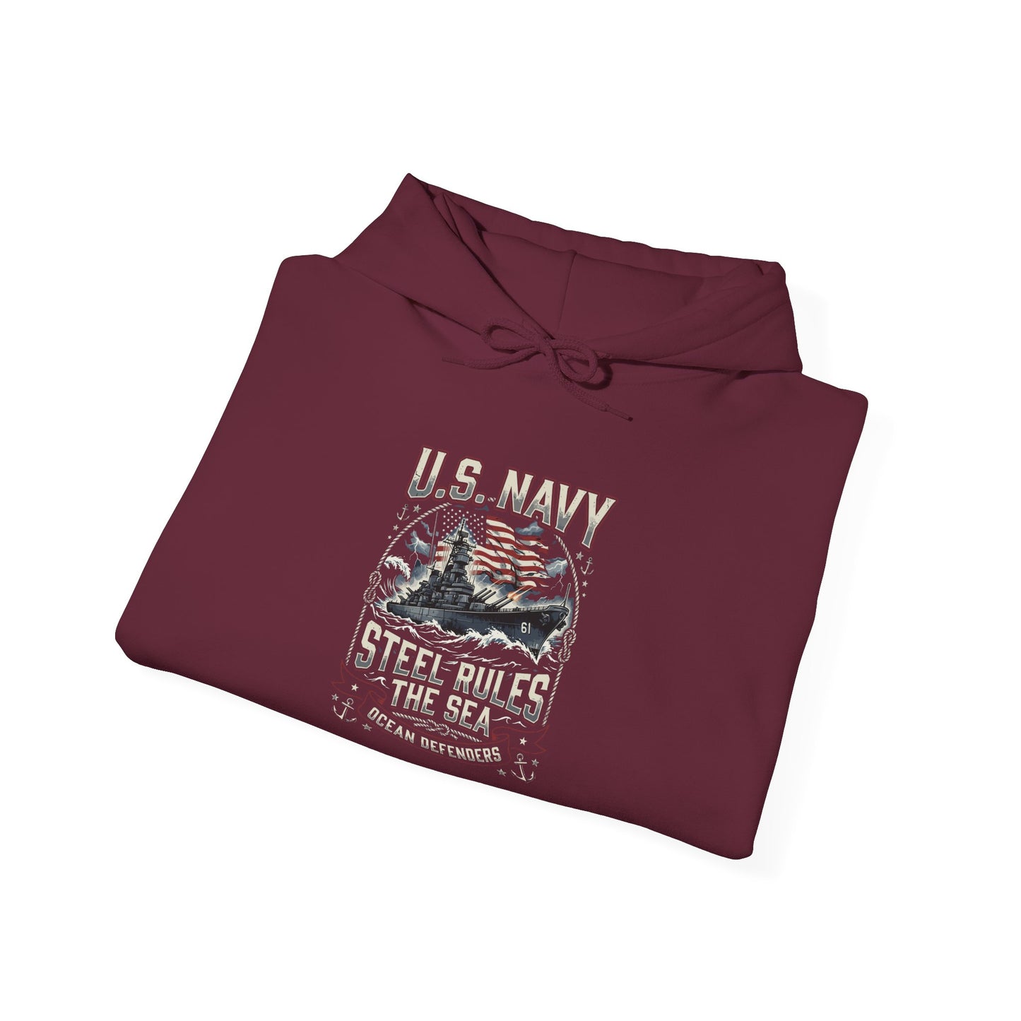 U.S. Navy Steel Rules the Sea Hoodie