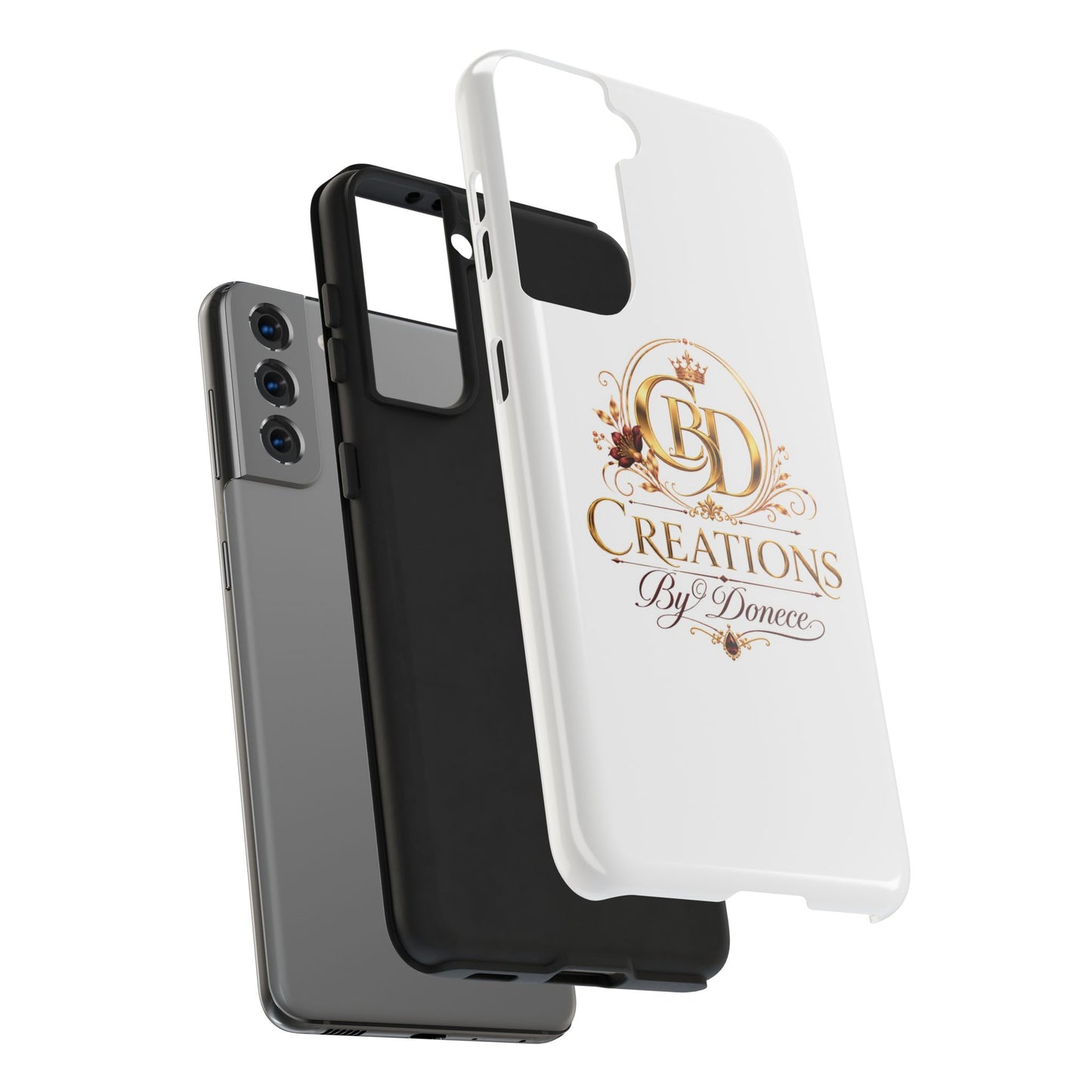 BD Creations By Donece Elegant Logo Tough Phone Case — Protective iPhone Cover