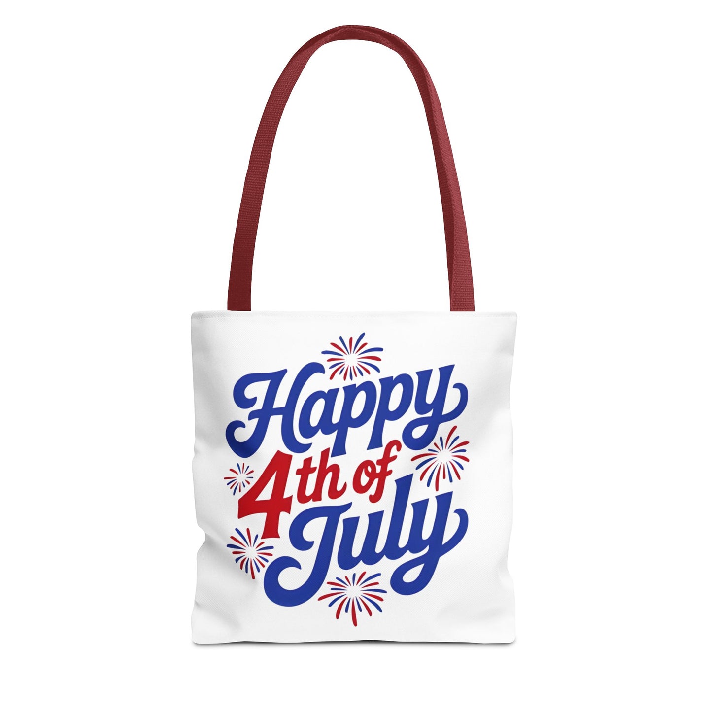 Happy 4th of July Tote Bag — Patriotic Fireworks Market Tote