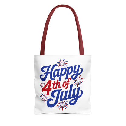 Happy 4th of July Tote Bag — Patriotic Fireworks Market Tote