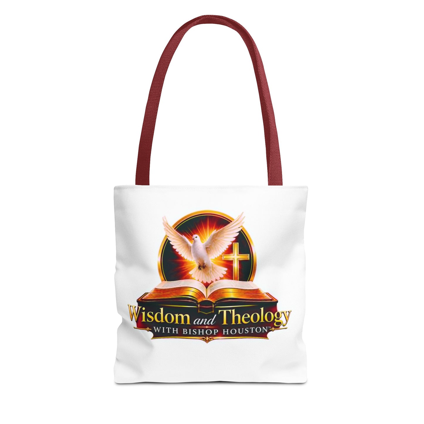 Christian Wisdom & Theology Tote Bag — 'Wisdom and Theology with Bishop Houston' Inspirational Faith Tote