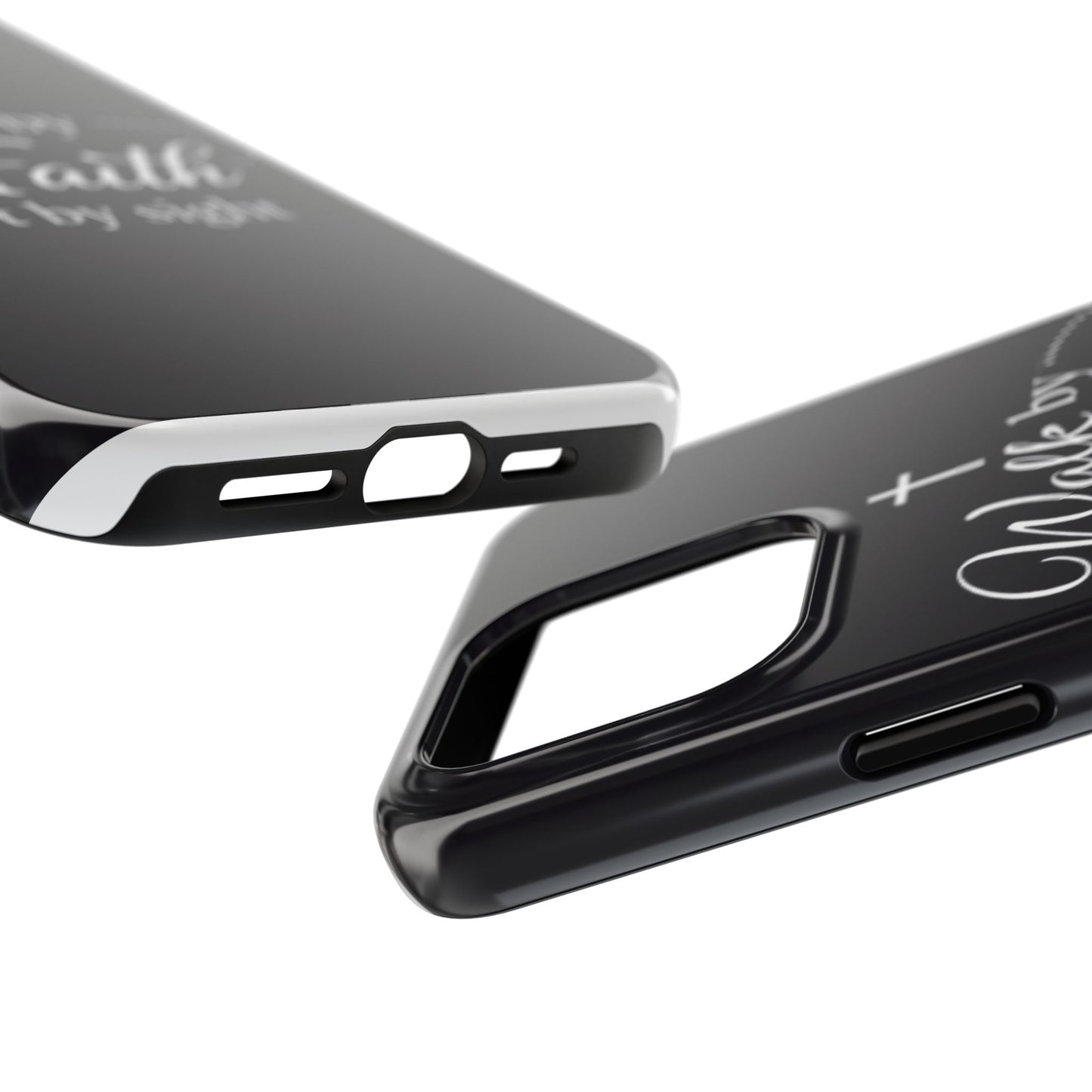 Walk by Faith Tough Phone Case – Christian Inspirational Scripture Design
