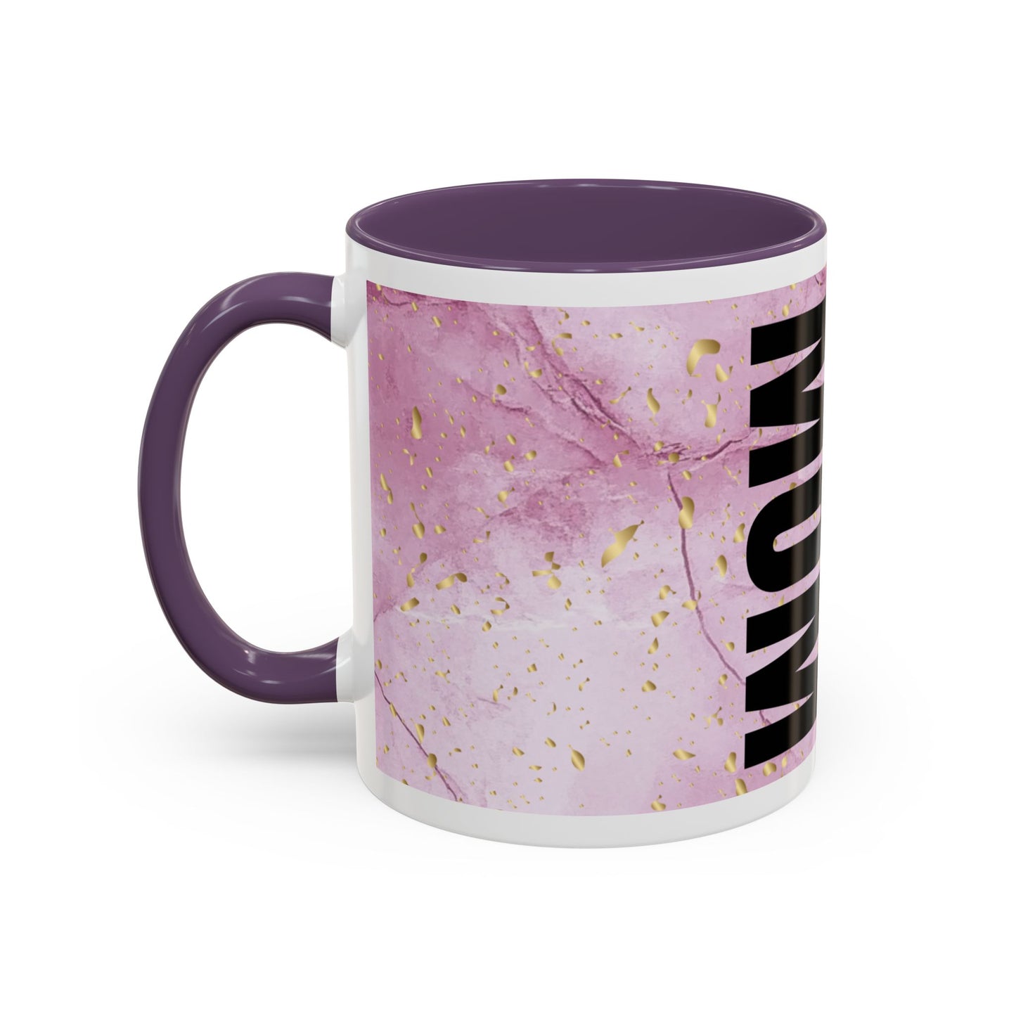 Mom Definition Accent Coffee Mug – Inspirational Pink Marble Mother’s Day Gift (11/15oz)