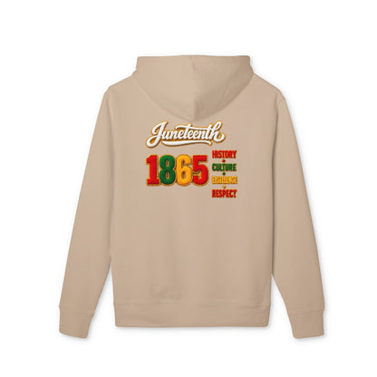 Juneteenth 1865 Hoodie — History, Courage, Resilience, Respect Pullover