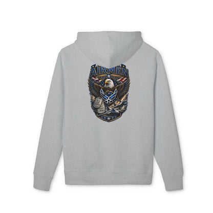 Airmen Eagle Emblem Hoodie – Military Pilot Aviation Graphic Sweatshirt
