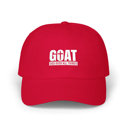 GOAT Dad Cap – Embroidered "GOAT" Retro Baseball Hat for Men, Fathers & Athletes