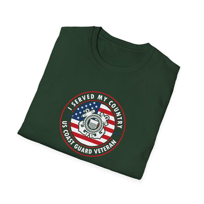 I Served My Country US Coast Guard Veteran T-Shirt