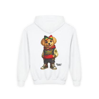 Youth Hoodie — 'Proud Heritage' Teddy Bear Streetwear Kids Pullover