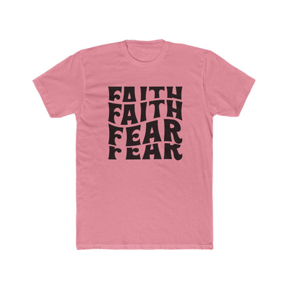 Faith Over Fear T‑Shirt — Bold Retro Typography Spiritual Tee