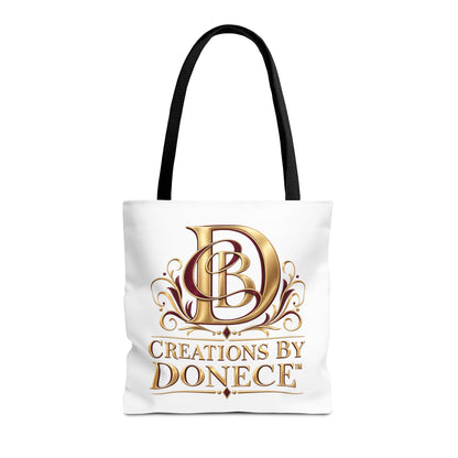 Creations by Donece Gold Logo Tote