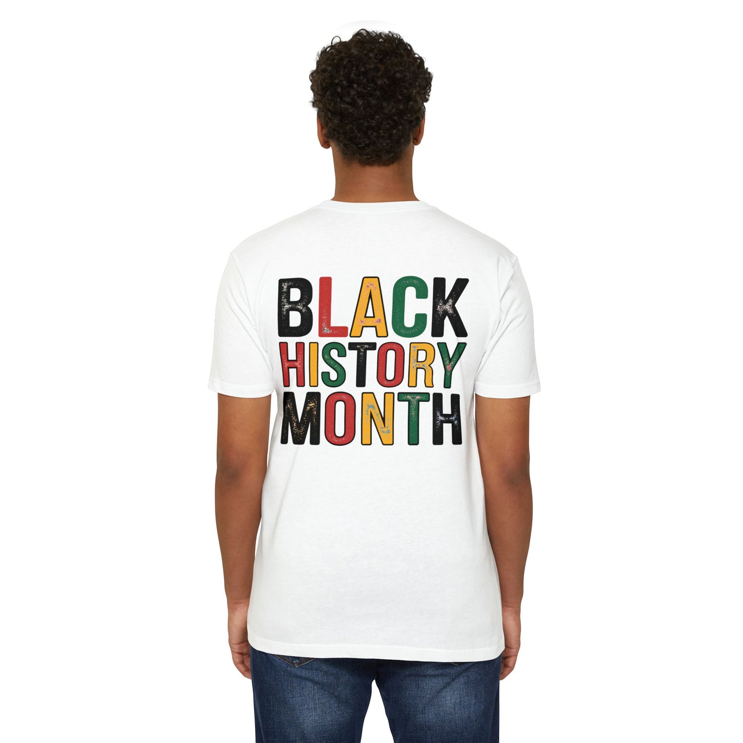 Black History Month T-Shirt — Bold Retro Pan-African Lettering