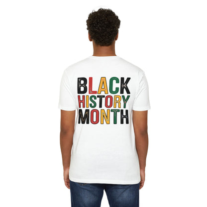 Black History Month T-Shirt — Bold Retro Pan-African Lettering
