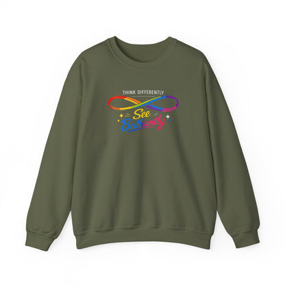 Think Differently See Brilliantly Sweatshirt