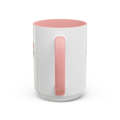 Juneteenth Ribbon Coffee Mug — Black/Red/Green Celebration Accent Mug