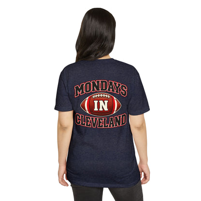 Mondays in Cleveland Football T-Shirt